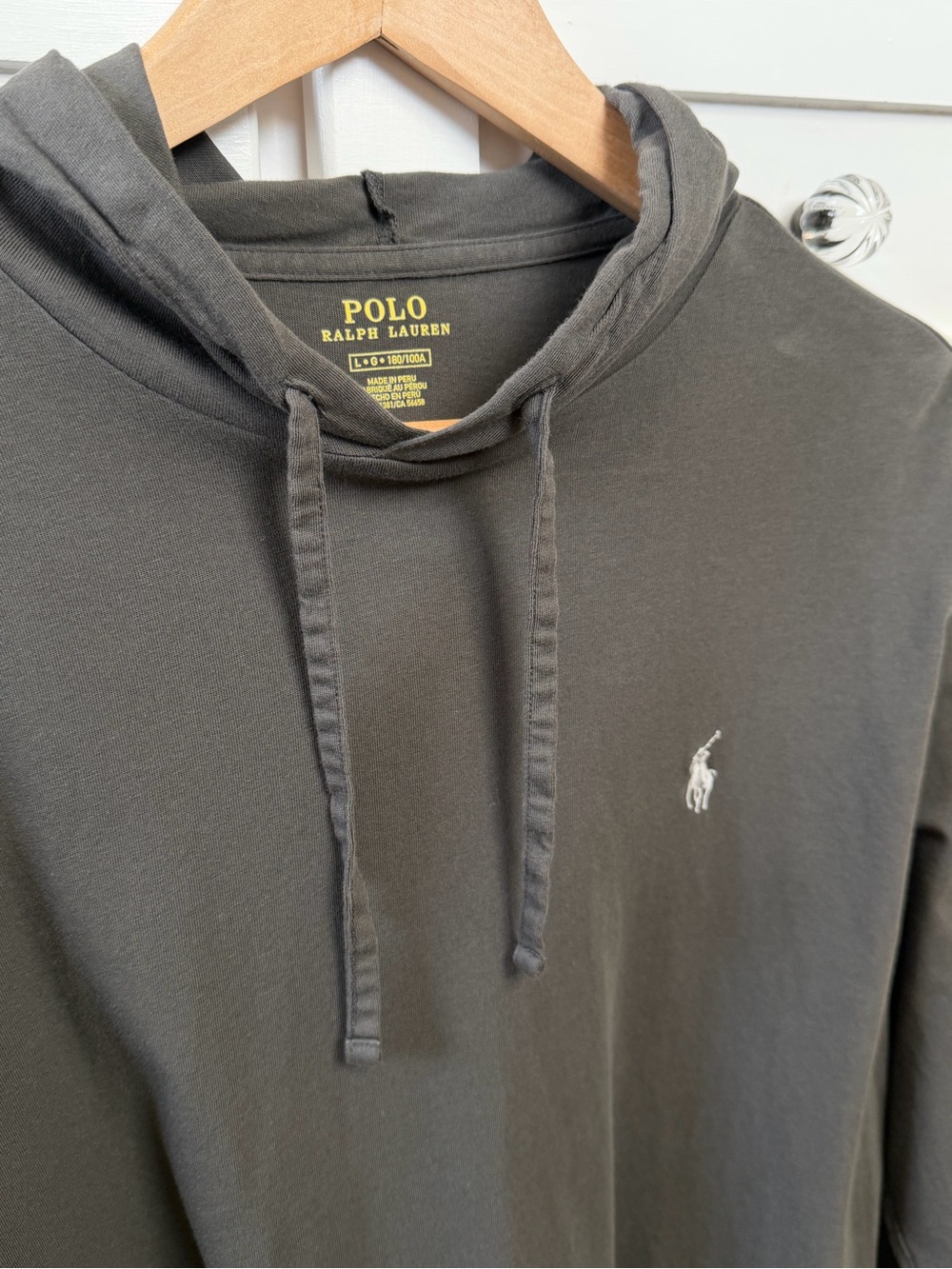 Polo Ralph Lauren Jersey Hooded Long-Sleeved T-Shirt - Picture 4 of 6